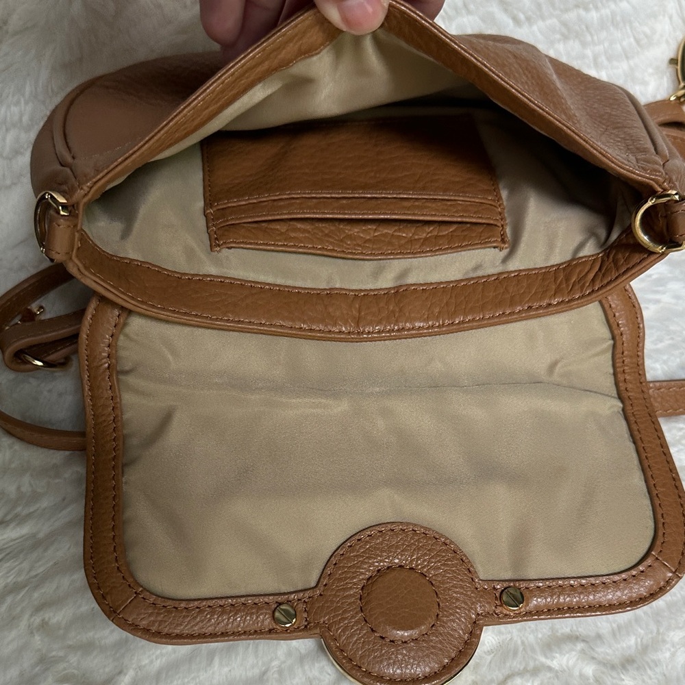 Tory Burch Brown Leather Crossbody Bag - Picture 5 of 11